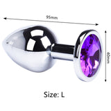 Anal Plug Sex Toys Mini Round Shaped  Metal Stainless Smooth Steel Butt Small Tail Female/Male Dildo Intimate Goods