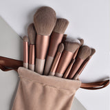 13pcs Professional Makeup Brush Set Soft Fur Beauty Highlighter Powder Foundation Concealer Multifunctional Cosmetic Tool Makeup